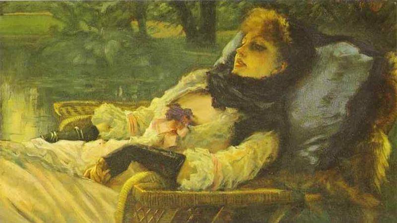 James Tissot The Dreamer China oil painting art